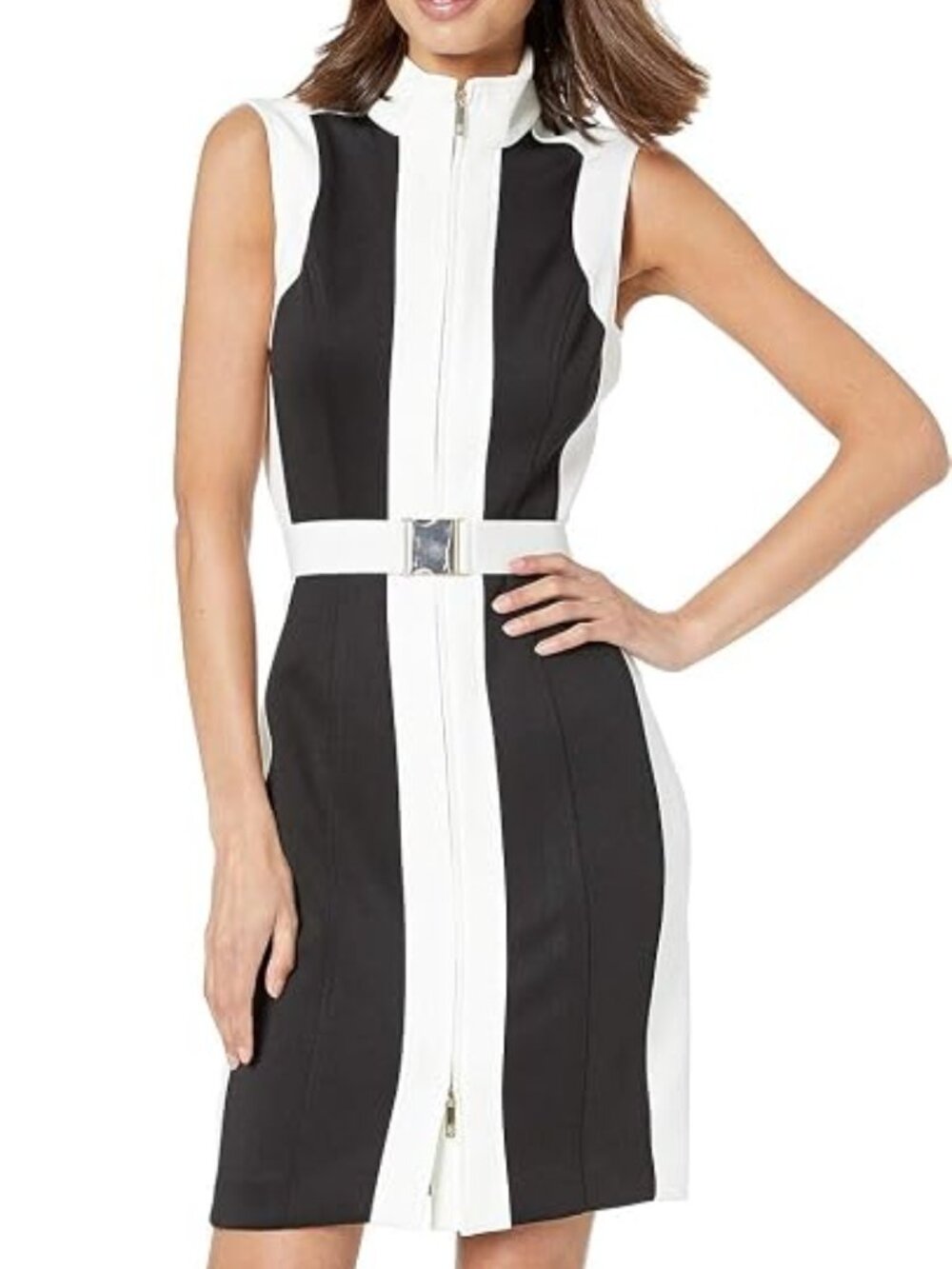 Black and white Calvin Klein Dress